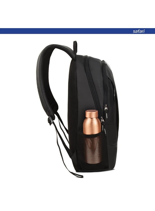 Safari حقيبة ظهر كاجوال قياسية متوسطة 26 لتر مقاومة للماء من سافاري فلاش - أسود - Image 3