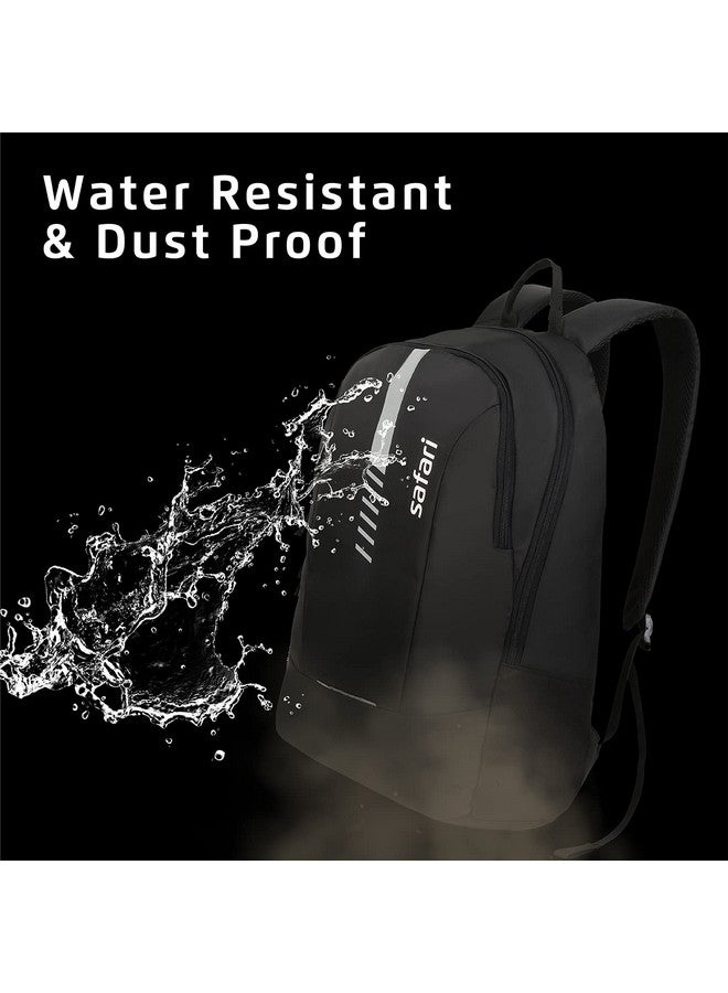 Safari حقيبة ظهر كاجوال قياسية متوسطة 26 لتر مقاومة للماء من سافاري فلاش - أسود - Image 4