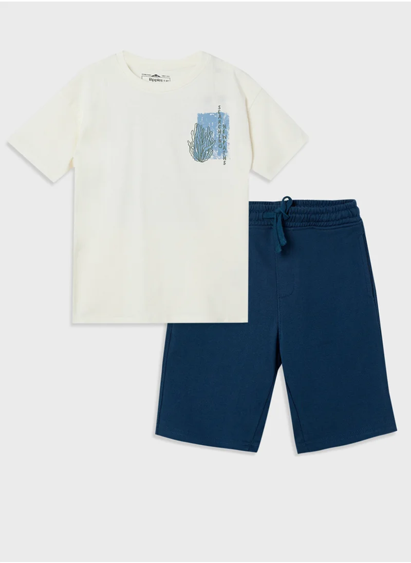 ريبلز مع نمشي Boys 2Pcs Sets