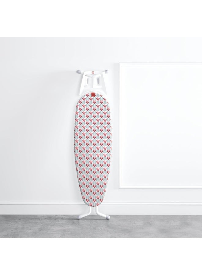 Rayen Universal Cotton Fabric Ironing Board Cover With Easyclip System Basic Floral 126 X 40 Cm - Image 3
