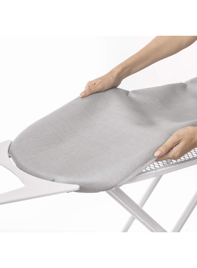 Rayen Universal Cotton Fabric Ironing Board Cover With Easyclip System Basic Floral 126 X 40 Cm - Image 4
