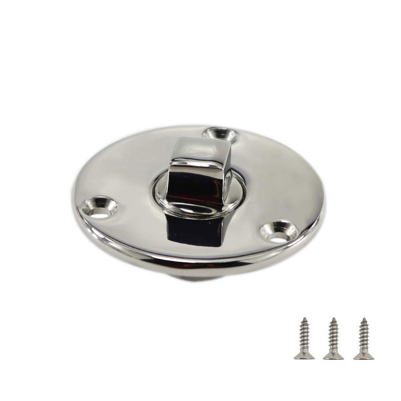 Heavy Duty 316 Stainless Steel Boat Marine Garboard Drain Plug Kit with Screws for 1 Inch Hole