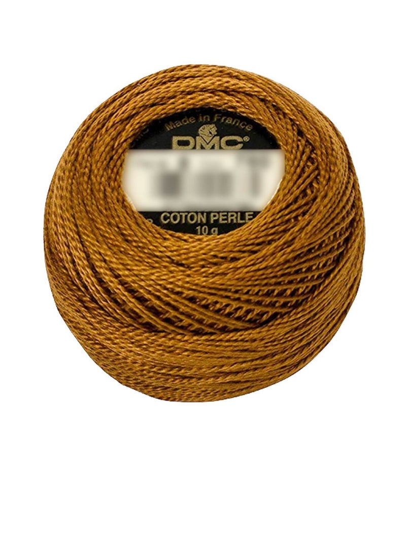 DMC Pearl Cotton Ball Size 8 87yd Very Dark Topaz - Image 2