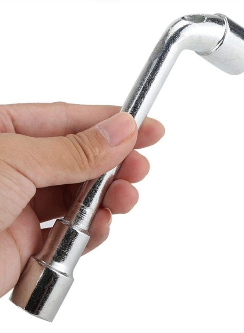 GGOOT Hardware Tool Car L Type Socket Spanner Set 7/12PCS Socket Wrench Set L Type Tool Kits Head Outer Hexagon Sleeves Wrench Keys (Color : C) - Image 3