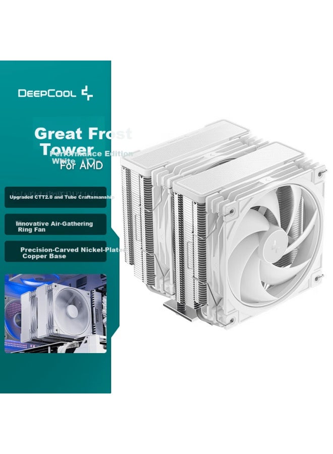 Deepcool White Gamer Storm Assassin Performance Edition Amd Air Cooler / Upgraded Tower / Innovative Airflow Ring Fan / Precision Nickel-plated Copper Base / Amd Platform Exclusive - Image 1