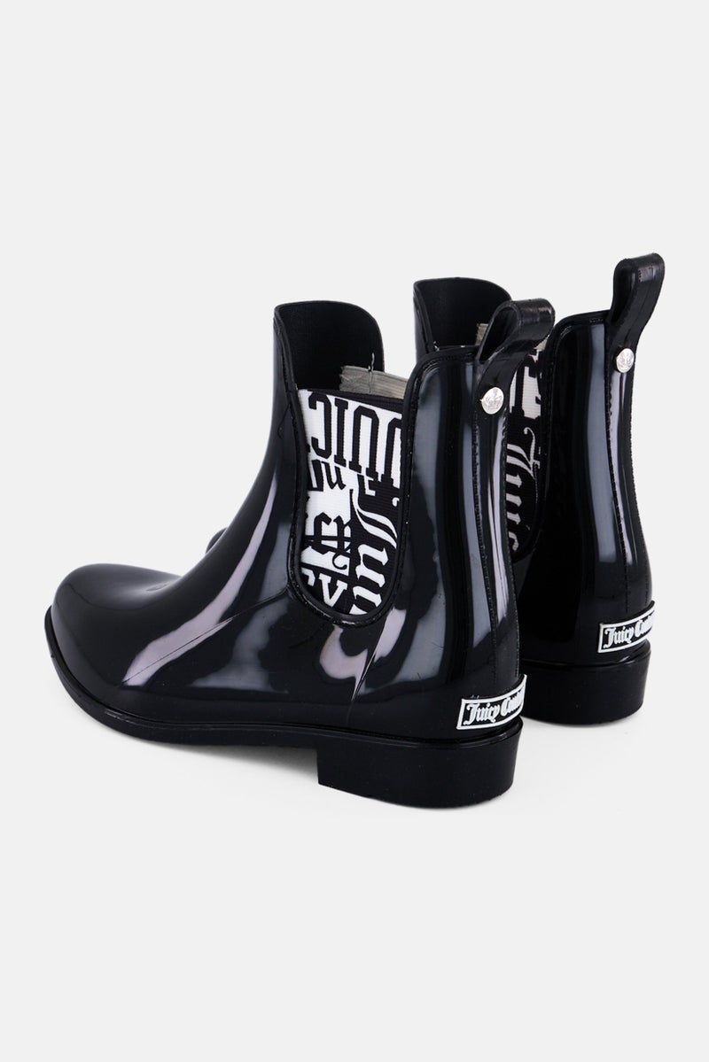 Juicy Couture Women Jc-Romance Slip On Ankle Boots, Black  - Image 2