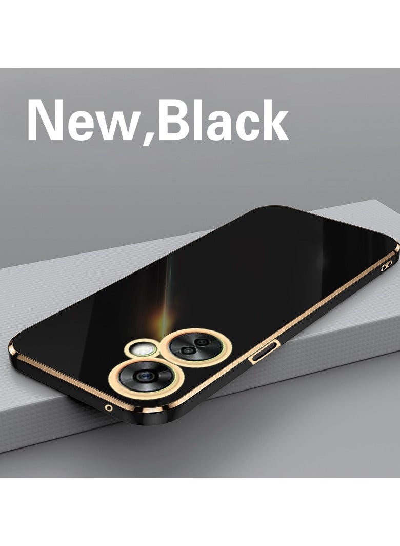 OnePlus Nord CE 3 Lite 5G Black Mobile Phone Case Cover, Luxury Plating Soft Back Cover, Raised Full Camera Protection - Image 3
