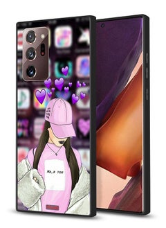 Tolwak Samsung Galaxy Note 20 Ultra 5G Protective Case Cover Anti Social Club  - Image 1