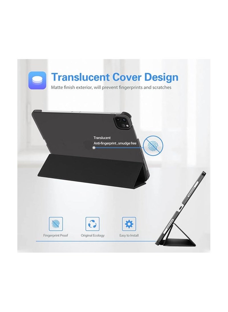 برو كيسيز حافظة iPad Pro 11 بوصة 2022/2021/2020/2018، غطاء خلفي صلب نحيف لجهاز iPad Pro 11 بوصة الجيل الرابع 2022/الجيل الثالث 2021/الجيل الثاني 2020/الجيل الأول 2018 - أسود - Image 5
