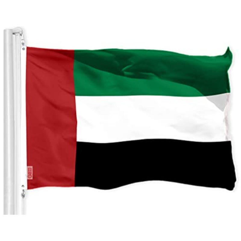Emirati Flag UAE Flag 120x180 CM Printed 150D Polyester Indoor Use Vibrant Colors Bras Grommets Thicker More Durable Than 100D 75D - Image 1