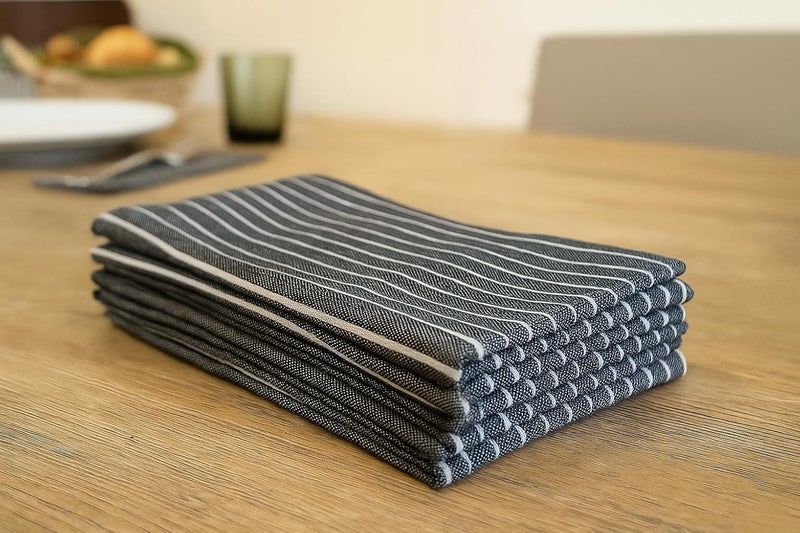 CRAZYWEAVES Hand and Lunch Towel Daily Use Kitchen Napkin Towel Face Towel (Pack of 4) 100% Pure Cotton Napkin for Kitchen Towel(18x24) - Image 2