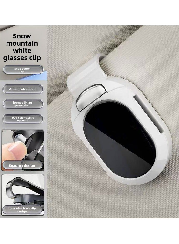 Generic Sunglasses Frame & Glasses Storage Clip - Fastener hooks for visors, perfect for cars, SUVs, and trucks - Organize your glasses in a sleek, accessible, durable design - Ideal for sunglasses, reading glasses, and more  - Image 2