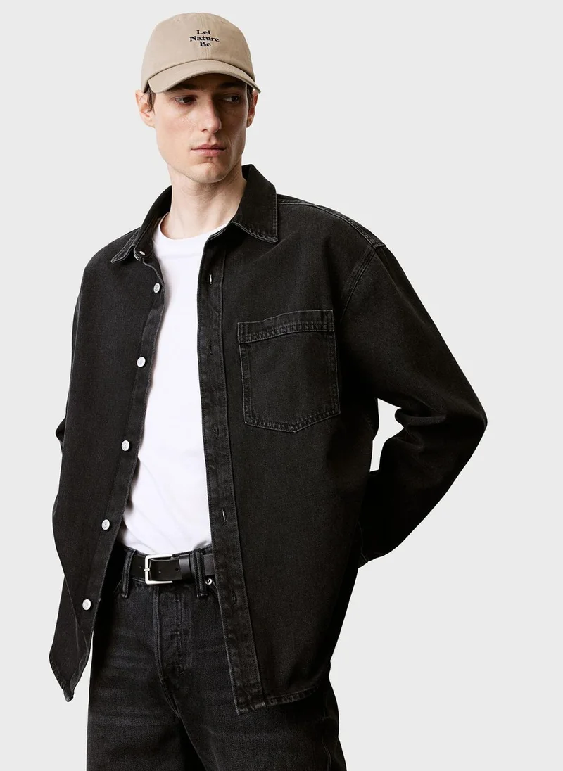 اتش اند ام Regular Fit Denim Shirt