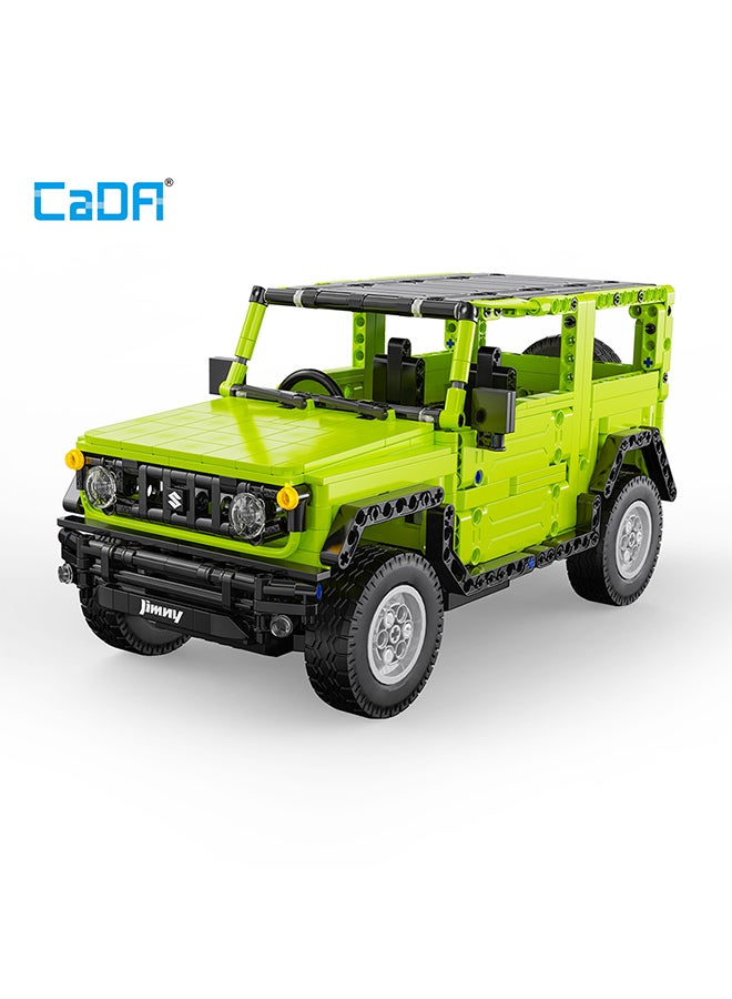 CaDA Remote Control Car Toy Building Blocks Suzuki Jimny  (licensed) C51201W - Image 1