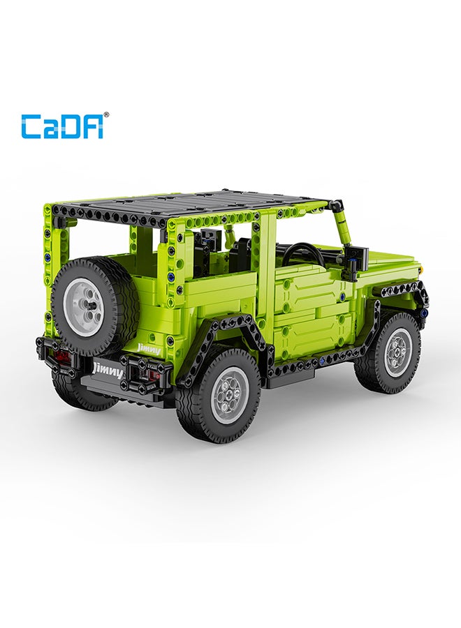 CaDA Remote Control Car Toy Building Blocks Suzuki Jimny  (licensed) C51201W - Image 2