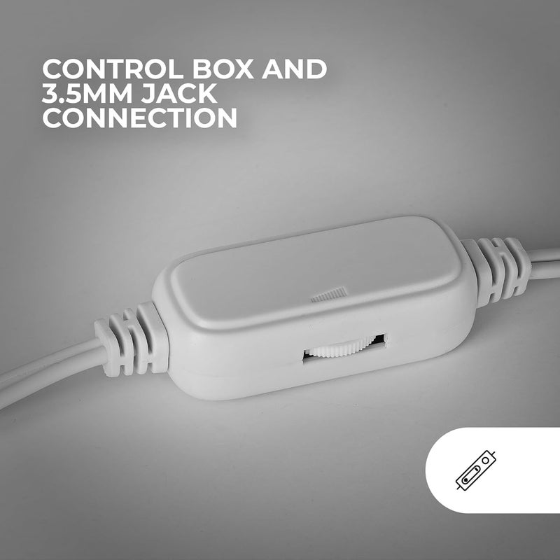 مارس_جيمنج MARSGAMING MS-PRO، مكبرات صوت مضغوطة بقوة 10 واط، إضاءة RGB Flow ديناميكية، مكبر صوت للكمبيوتر مع صندوق تحكم في مستوى الصوت ومدخل جاك 3.5 مم، مكبرات صوت ألعاب متوافقة مع PC/Mac/Smartphone/Tablet، وردي - Image 5