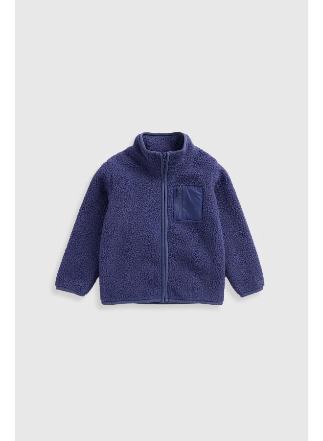 mothercare Navy Fleece Jacket