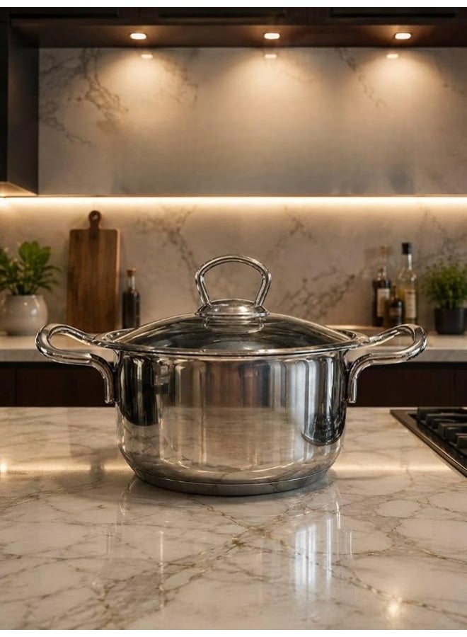 A practical and versatile cooking pot – an ideal household pot for preparing everyday meals easily and efficiently, size 26 - Image 3