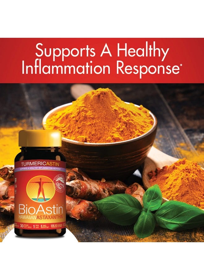Nutrex Hawaii - Turmericastin With Turmeric Bioastin Hawaiian Astaxanthin  Bioperine Black Pepper Extract 30 Count - Image 1