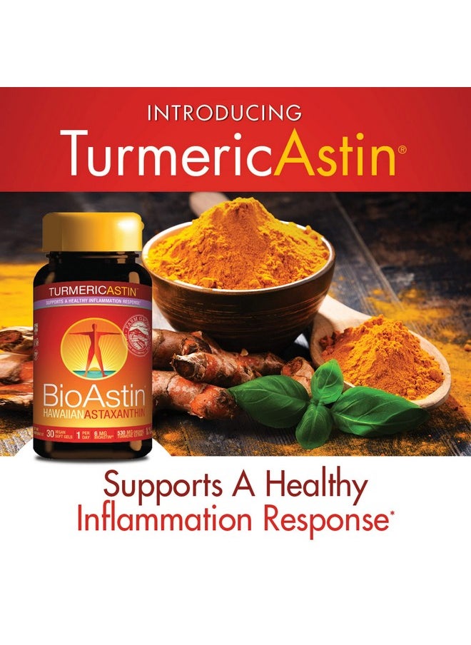 Nutrex Hawaii - Turmericastin With Turmeric Bioastin Hawaiian Astaxanthin  Bioperine Black Pepper Extract 30 Count - Image 1