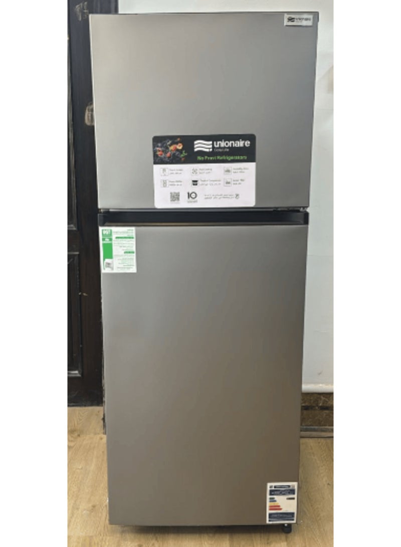 Unionaire RD320B 2-Door 310L Digital Defrost Refrigerator, Silver - Image 5