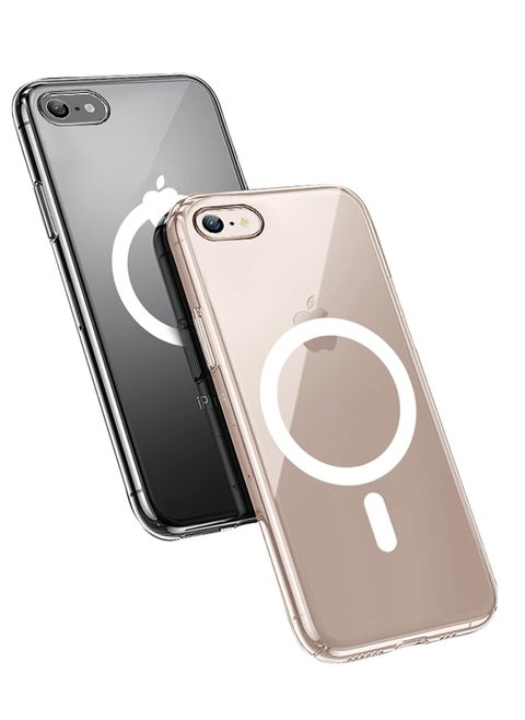 Magnetic Phone Case with MagSafe Wireless Charging Shockproof Protective Case for iPhone 8/ 7 SE 2 /SE 3 4.7  Clear