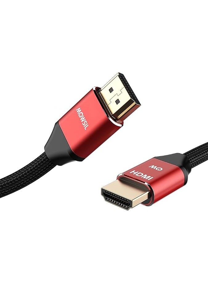 Mowsil HDMI Cable 18Gbps High-Speed 4K @30Hz 1.4 Cable 2Mtr, HDMI to HDMI Video Wire Compatible with Set-top-box, PS-3/4, TV, Projector, Display, Laptop - Image 1