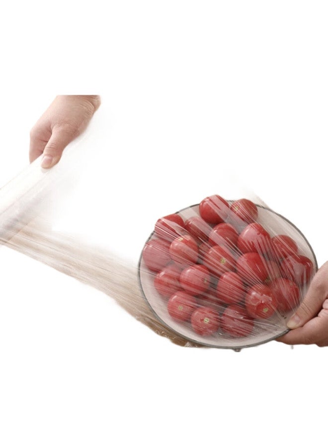 Chahua Disposable Cling Film, Microwave-Safe High-Temperature Resistant Large Roll Plastic Wrap For Refrigerator, Food-Grade Food Cover - Image 1