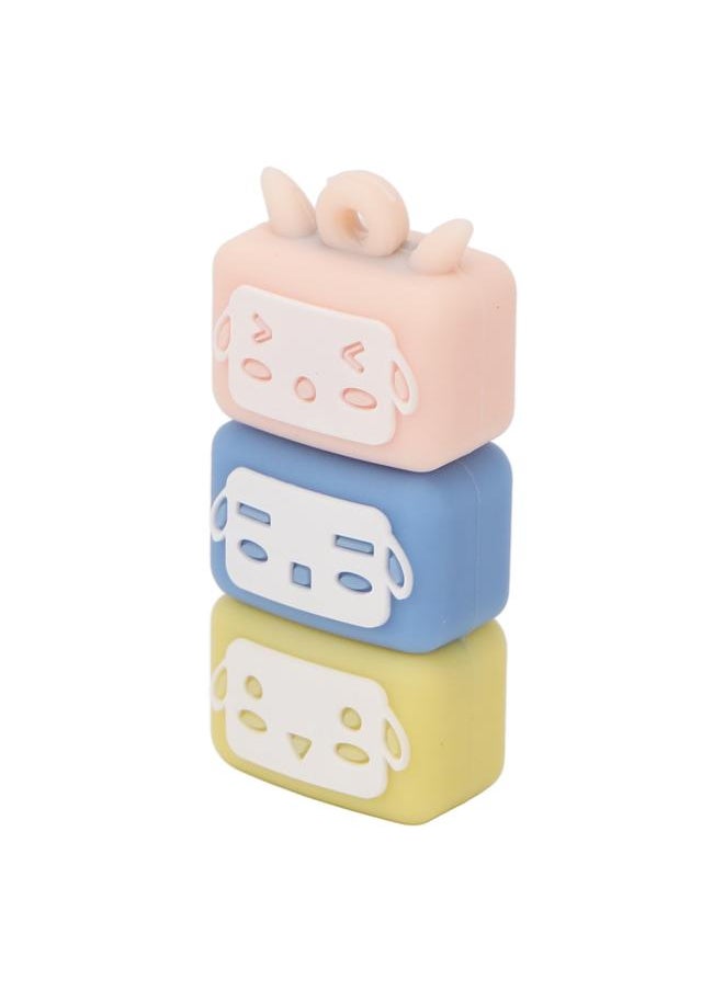 Thoraya Creative promotion activity gift USB flash drive stall trendy play PVC toy cartoon mini USB flash drive three little sheep - pink - V01064G  - Image 2