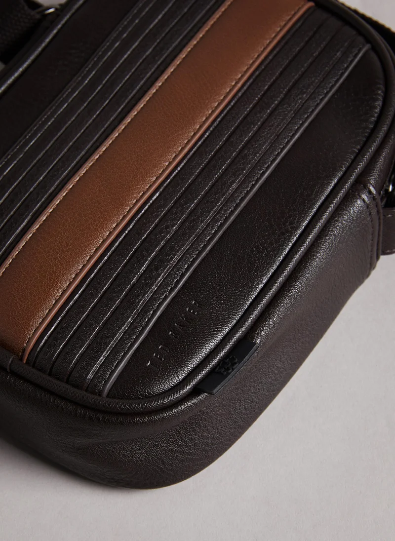 Ted Baker Evver Striped Pu Flight Bag