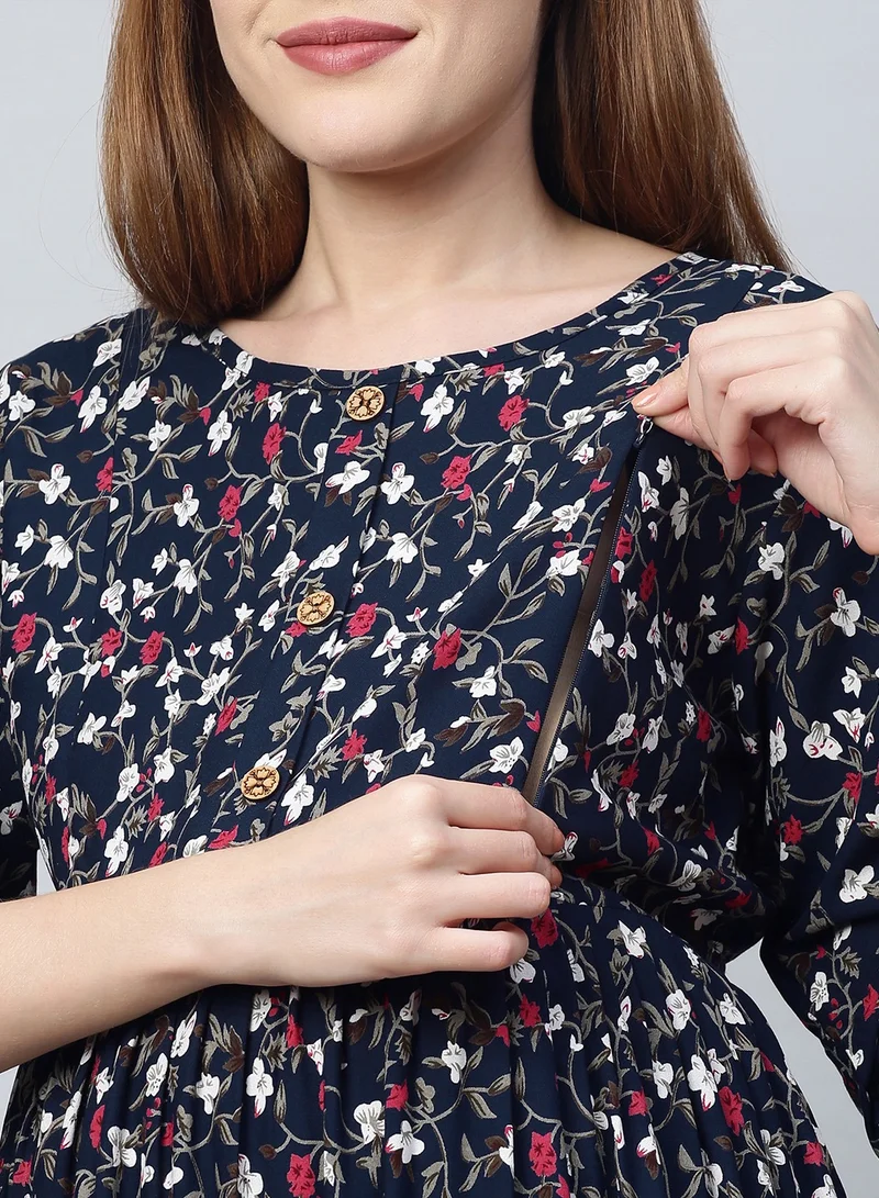 TUMMY Floral Print Dress