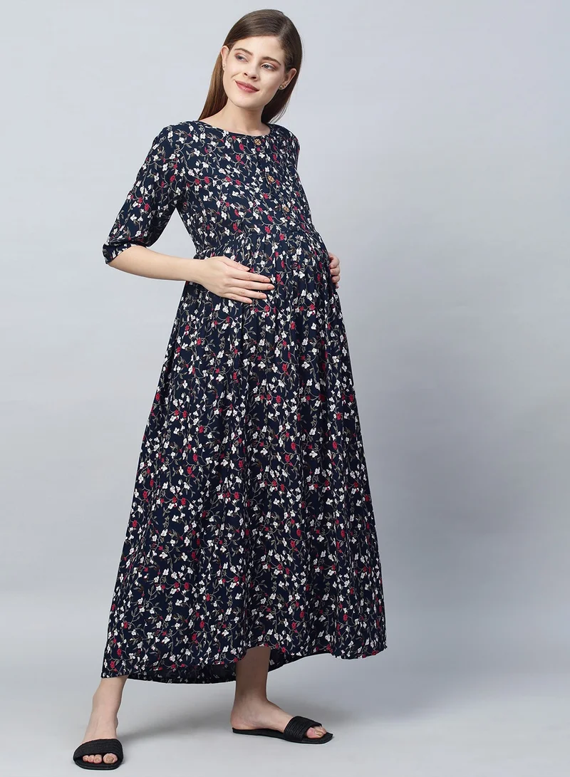 TUMMY Floral Print Dress