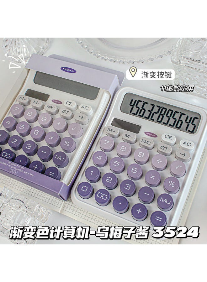 Dopamine Colour Contrast Calculator For Office Students College Students Portable Solar Battery Dual-use Financial Accounting