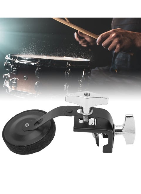 Drum Damper Clamp Drum Damper Mute Silencer Felt Drum Damper WC308 Felt Muffler Kit Percussion accessories Metal Knobs Adjustable Stable Low Noise Shockproof Tone Control System