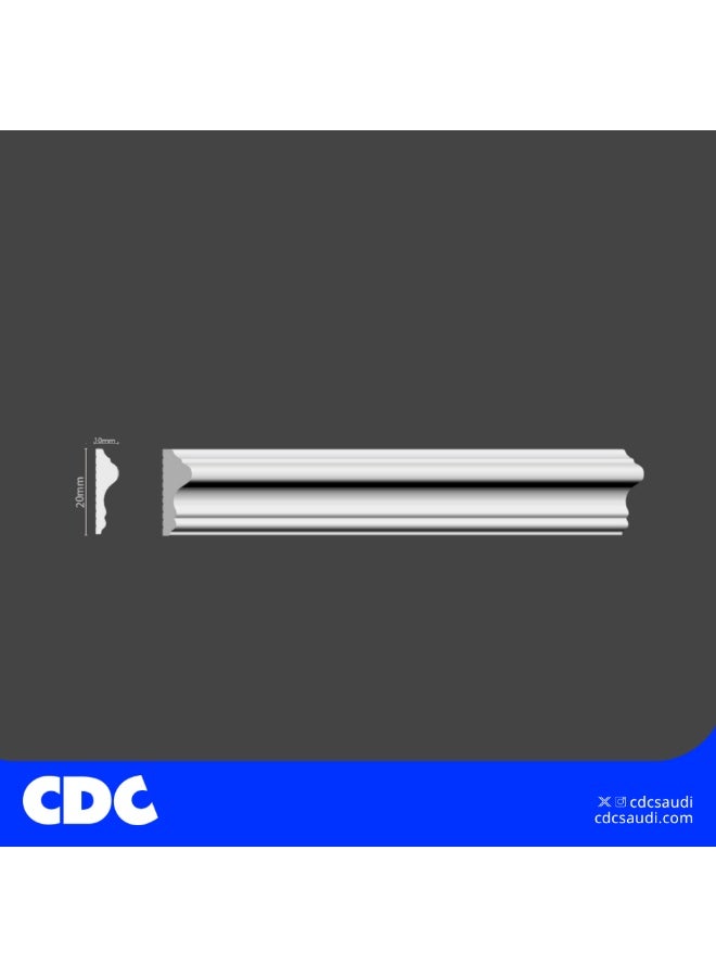 CDC White Modern Wall Panels – 240 cm Length - Image 3