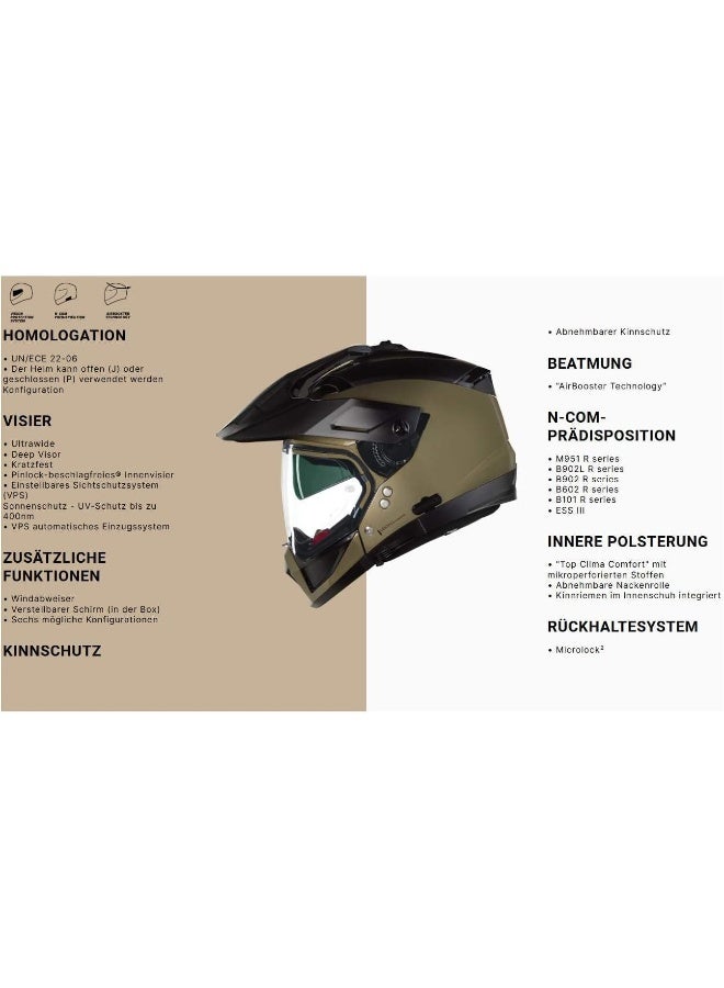 NOLAN Helmet N70-2 X 06 Classic 302 XL, Matte Black - Image 5