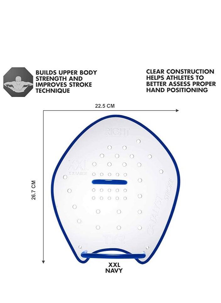 TYR - Catalyst Stroke Training Swim Paddles (XXL) - Image 1