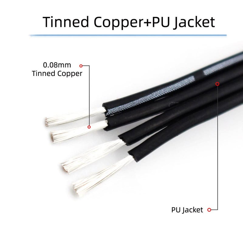 CY 13cm USB 2.0 Type-A Male to Type-A Male Data Flat Slim FPC Cable for FPV Disk Phone - Image 5