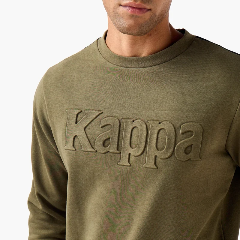 Kappa  Kappa Men Regular Fit Logo Embossed Sweatshirt for Men | Best Price UAE