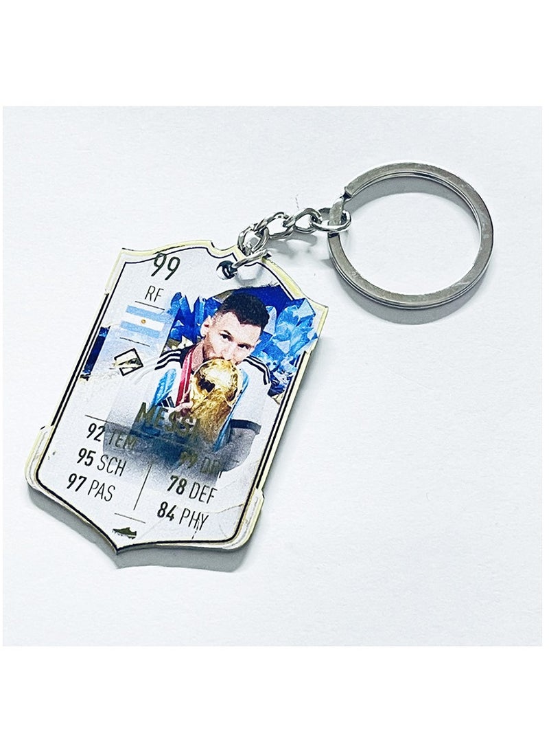 Generic 5-piece Soccer Pendant Acrylic Keychain  - Image 5