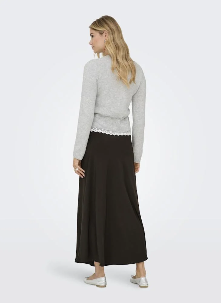 Only Onlcher Crew Neck Knitted Cardigan