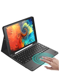 Smart iPad Keyboard 5th Generation Keyboard for iPad 6th Generation 5th Gen 9.7 Air 2 Inch Smart Trackpad Detachable Wireless with Pencil Holder Flip Stand Keyboard Case for iPad 5th 6th Gen 9.7” Black  - Image 5