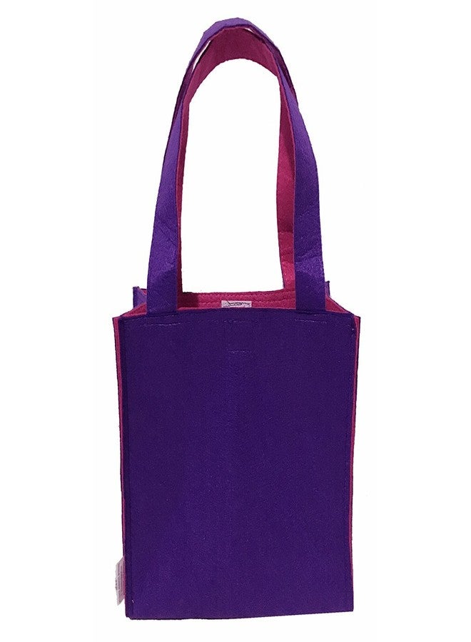 Li'll Pumpkins™ Purple Cupcake Felt tote - Image 4