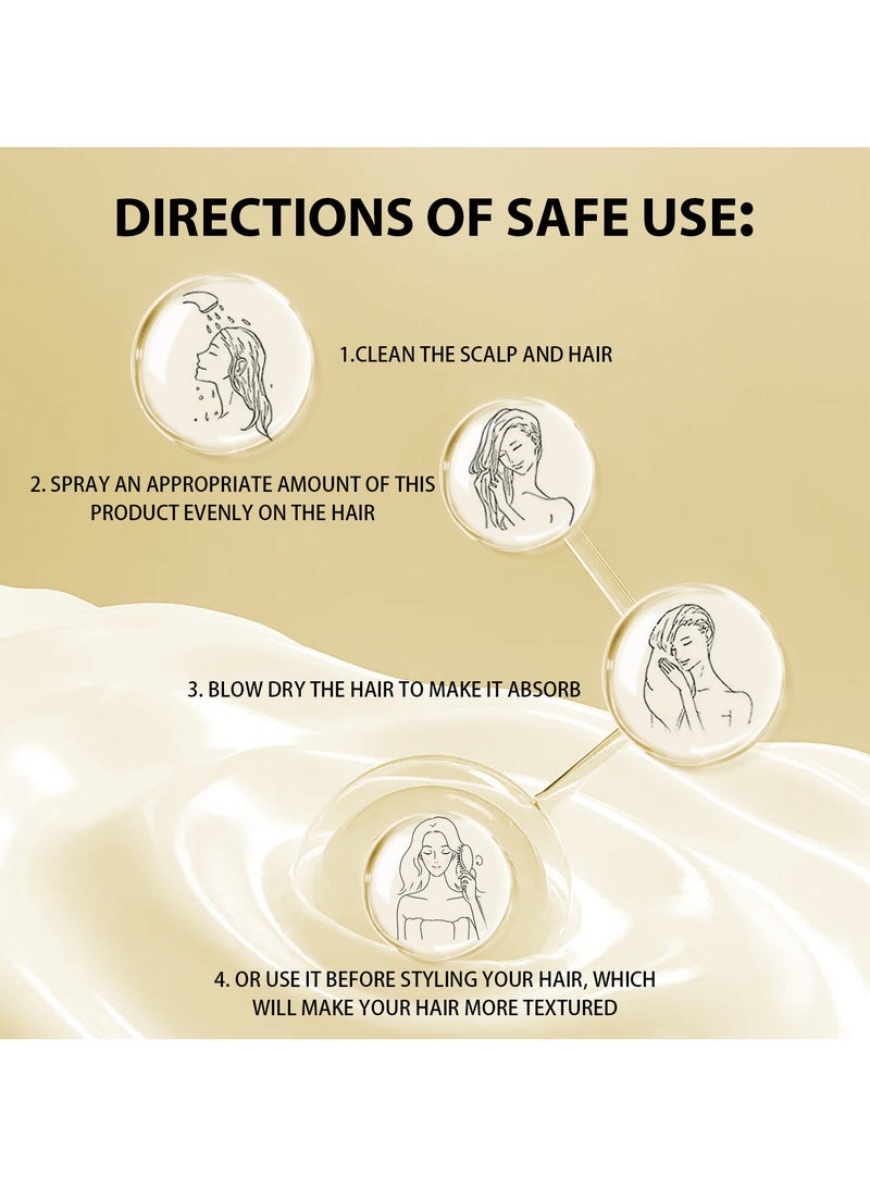 jalan Almond, Coconut and Oatmeal Triple Nourishing Hair Care Essential Oil - 120ml, Desert Grade Repair formula, smooth, anti-frizz, resistant to wind, sand and dryness, suitable for both men and women - Image 4