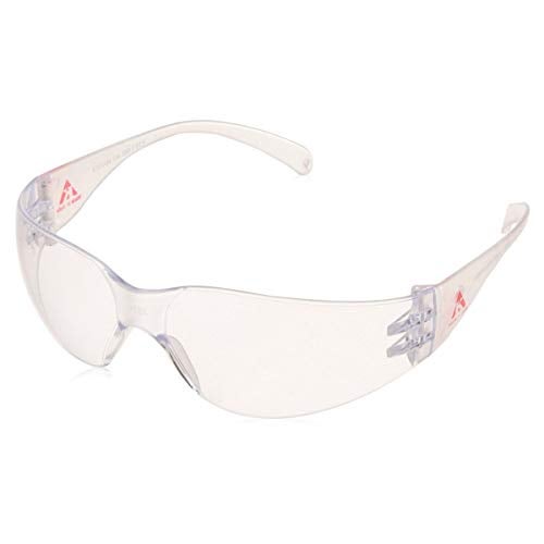 Karam ES001 Safety Goggles with Clear Lens | Lightweight, Scratch & Impact Resistant | Safety Glasses for Multipurpose Use for Pollution, Dust, Riding & Construction Work | PACK OF 5 - Image 1
