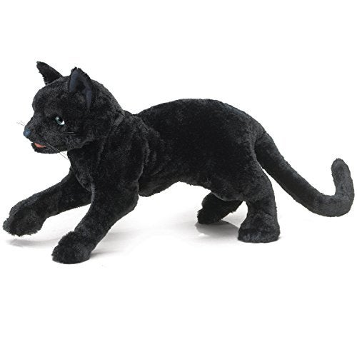 Folkmanis Black Cat Hand Puppet, 1 EA - Image 1