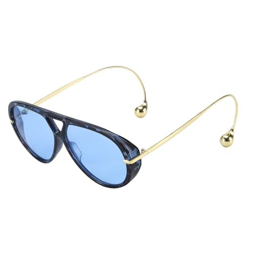 SODQW Oversized Aviator Sunglasses for Women With Earring Trendy Large Big 2025 Designer Shades Adjustable Temples - Image 1