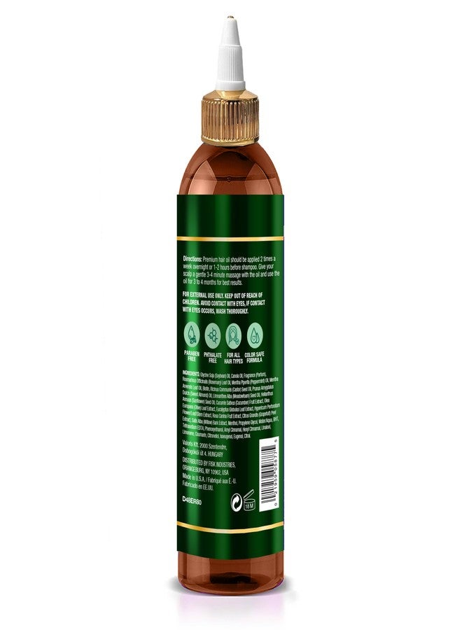 Difeel Rosemary and Mint Premium Hair Oil with Biotin 8 oz. - Natural Oil for Hair Growth - Image 2