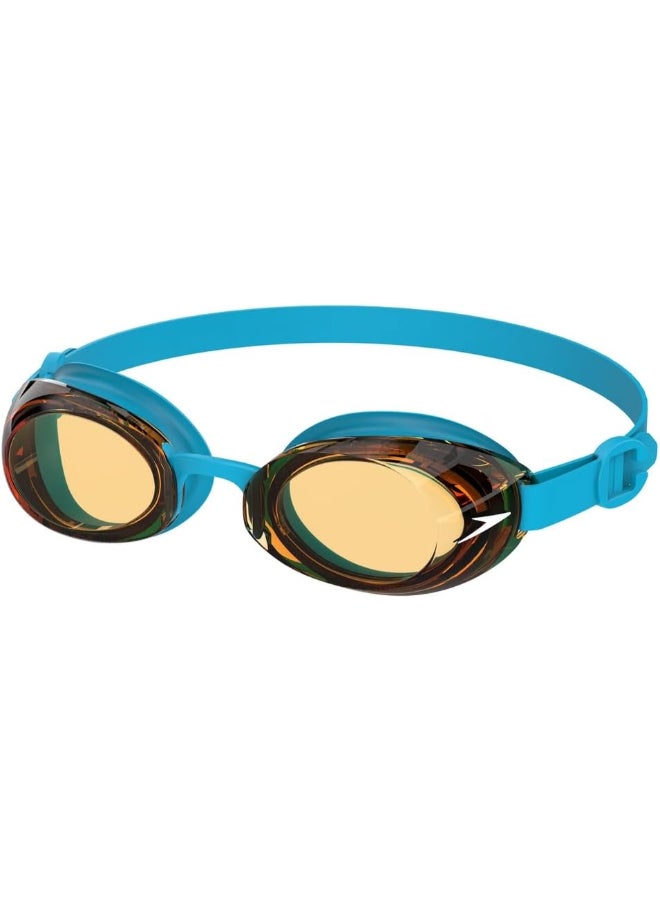 Speedo Speedo Jet Junior 2.0 Swimming Goggles for Kids - Azure Blue/Parrot - Premium Goggles for Performance, Durability and Everyday Use - Image 1