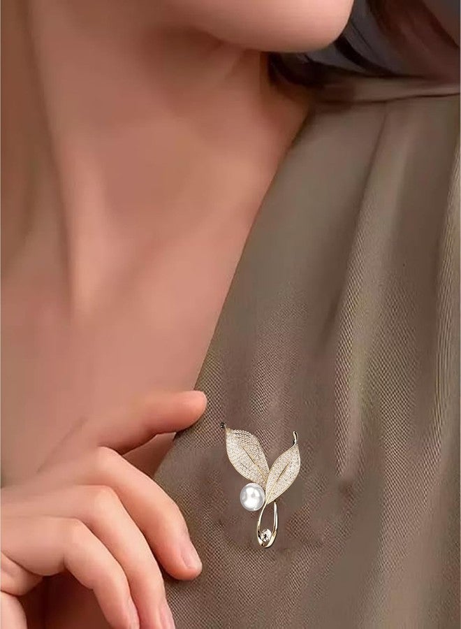 بروش نسائي مكون من قطعتين، بروش، بروشات نسائية، تصميم زهور، مناسب لحفلات الزفاف والمناسبات الخاصة، يمكن تنسيقه مع الفساتين والقمصان والأوشحة - Image 5